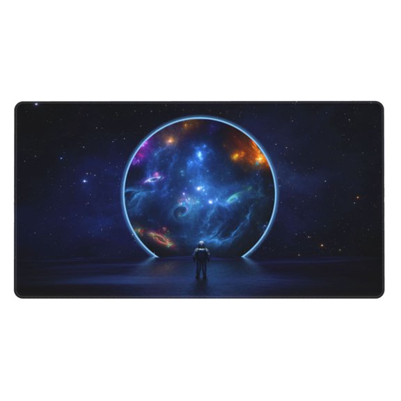 Kdxio Astronaut Print Large Gaming Mouse Pad,Non-Slip Base,Water Resist Keyboard Pad for Gamer,Office & Home,29.5 x 15.8 in