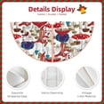 thumbnail image 5 of Kll Colorful Mushrooms Christmas Tree Skirt ,Party Decorations Farmhouse For Christmas Decorations Holiday Party, 5 of 8