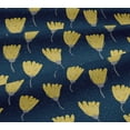 thumbnail image 4 of oneOone Cotton Jersey Navy Blue Fabric Artistic Floral Craft Projects Decor Fabric Printed By The Yard 58 Inch Wide, 4 of 4