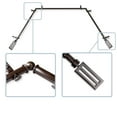 thumbnail image 2 of Mabel 13/16" Bay Window Curtain Rod 20"-36", 38"-72" - Cocoa, 2 of 3