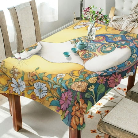 

BZSMCE Square Tablecloth Sunlit Patterns Pattern Tableclothes