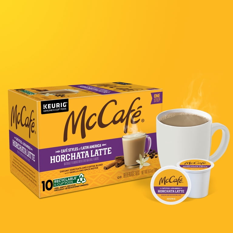 McCafé Horchata Latte Medium Roast K-Cup Coffee Pods, 10 Serve