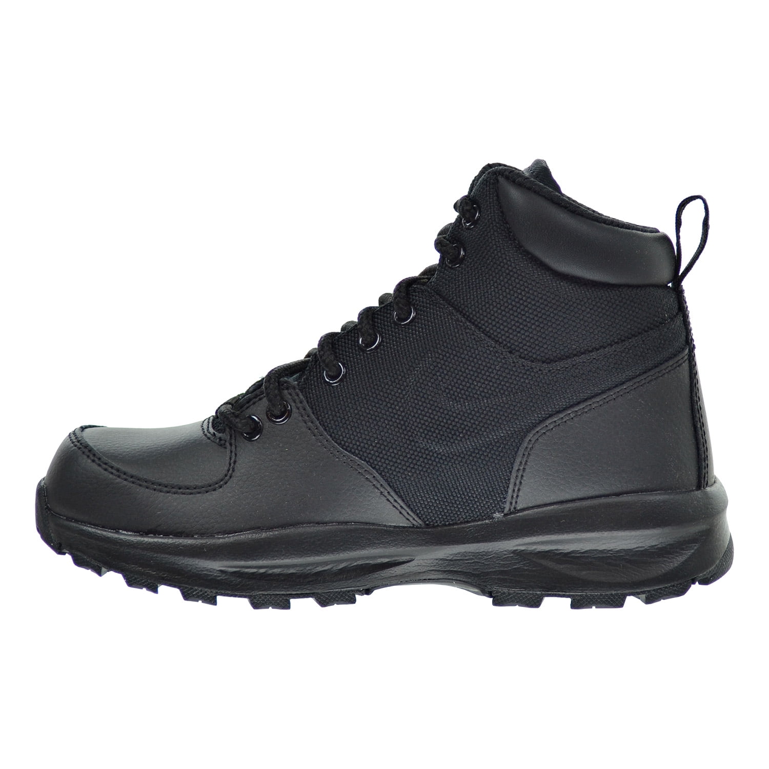 Nike Boys ACG Manoa 613547001 Black Hiking Boot Ankle Leather Lace Up