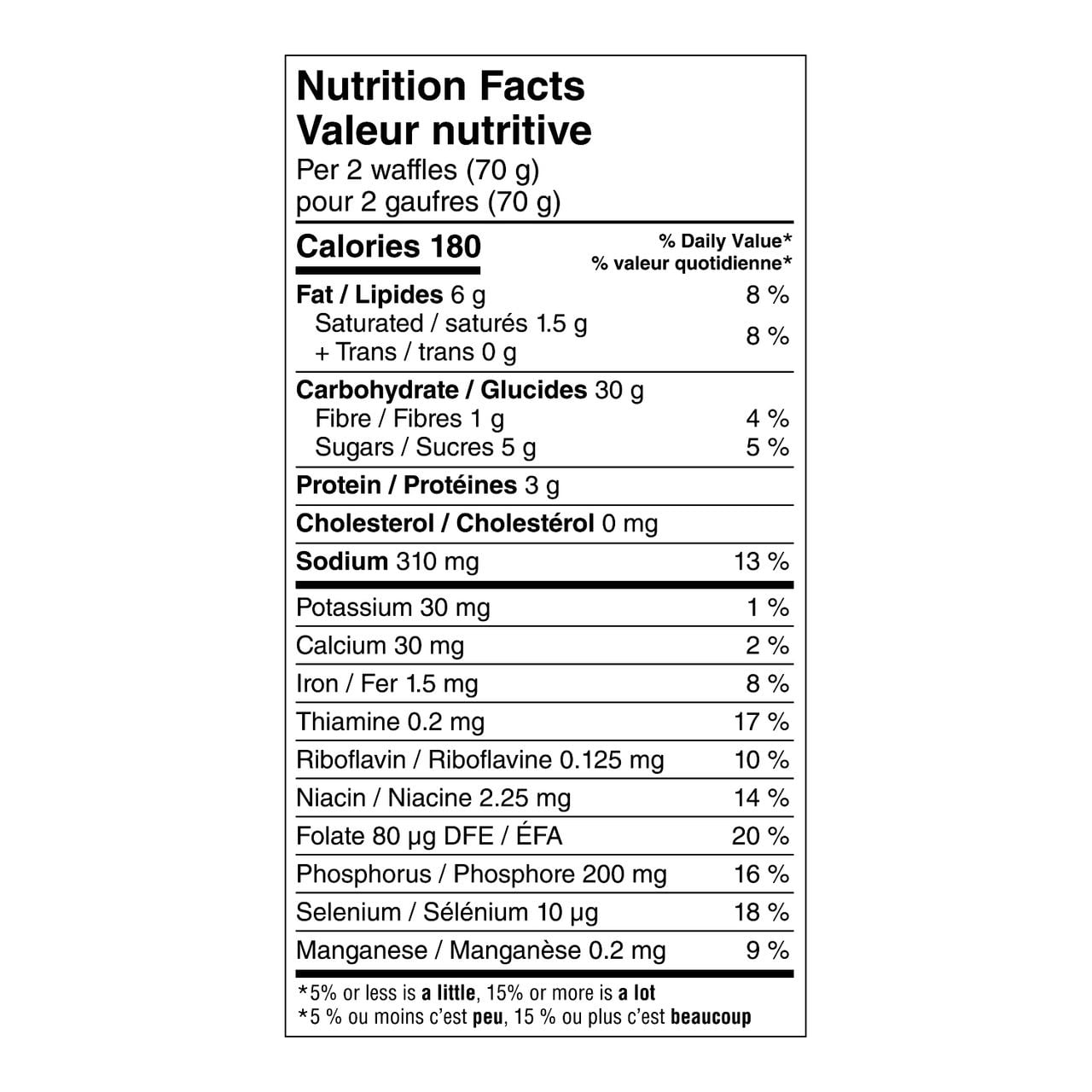 Gaufres EGGO* Saveur de bleuets, 280g (8 gaufres) 280 g, 8 gaufres