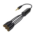 thumbnail image 2 of Xuanheng Headphone Splitter Convenient Practical Headset Splitter for Computer Laptop 1 to 5, 2 of 8