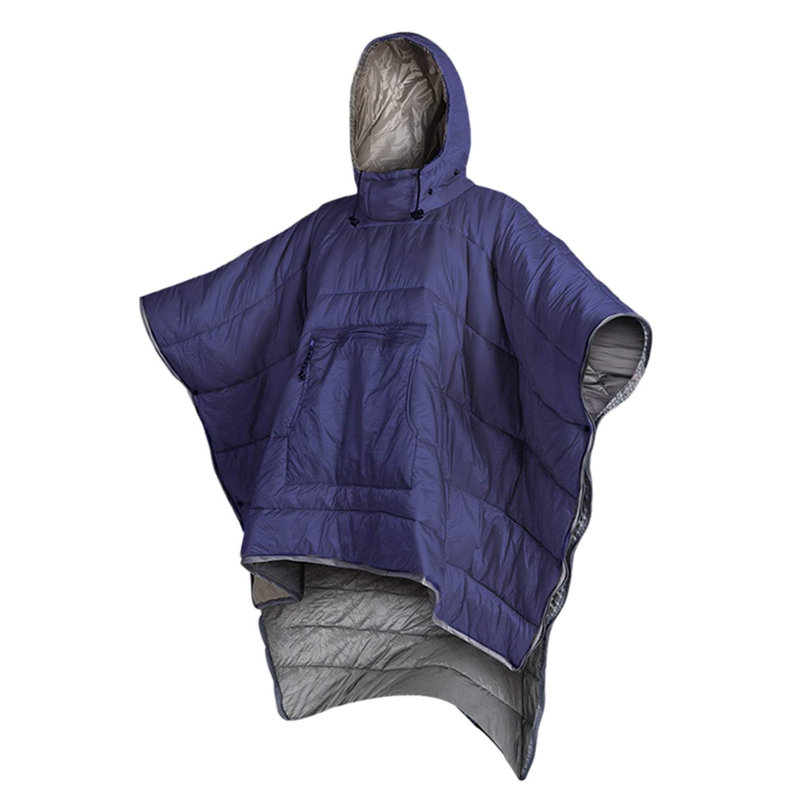 Durable Nylon Sleeping Bag Waterproof Hooded Cloak for Outdoor Camping Travel❤TT 