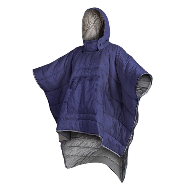 Tignapoo Sac de Couchage à Capuchon Portable pour Adulte pour Usage Extérieur - Bleu Marine