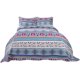thumbnail image 1 of 3pcs Bohemian Quilt Bedspread Sets Coverlet Bedding Sets Lightweight and Soft for All-Season 90"x98" with 2 Piece Pillow Shams Queen Unique Bargains Juego de Falda de Cama, 1 of 6