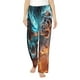 thumbnail image 1 of Balery Blue Dragon And White Tiger Pantalones de pijama para mujer, pijamas ultraligeros, pantalones de estar por casa-Medium, 1 of 6