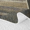 thumbnail image 5 of Manfei Animal Cow Twin Quilt Set 2 Pieces,Rustic Countryside Cabin Twin Coverlet Set,Beige Brown,1 Bedspread and 1 Pillowcase, 5 of 7