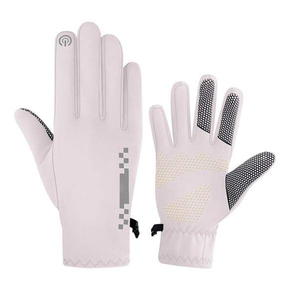 Winter Cycling Gloves With Adjustable Wrist Thermal Lining & Touchscreen-Compatible Windproof Design