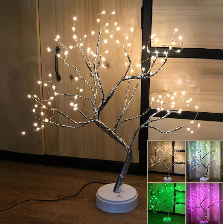 Christmas Xmas Birch Tree Light Floor Lamp Holiday Decor Warm White 