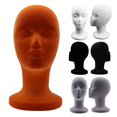 thumbnail image 3 of Flocking Foam Female Head Model Wig Hat Holder DIY Props Headwear Display Mold, 3 of 10