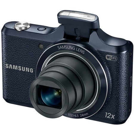 Samsung Dark Blue WB50F Smart Digital Camera with 16.2 Megapixels and 12x Optical Zoom