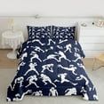 thumbnail image 2 of Castle Fairy Kids Teens Adults Football Gamer Full Size Comforter Sets 3-Piece,Rugby Ball Game Bedding Comforter Set,Sport Theme Lightweight Bedding Sets,Super Cozy Room Decor,Reversible, 2 of 8