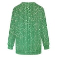 thumbnail image 3 of NMMUED Fall Sweatshirts for Women, Cute Womens Tops, Womens Fall Tops, Womens Crewneck Sweatshirt, Womens Oversized Tops, Green 2 S, 3 of 4