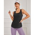 thumbnail image 3 of Pinspark Tank Top for Women Racerback Workout Tops Sleeveless Lightweight Yoga Gym Shirts Loose Fit Athletic Running Tanks, 3 of 6