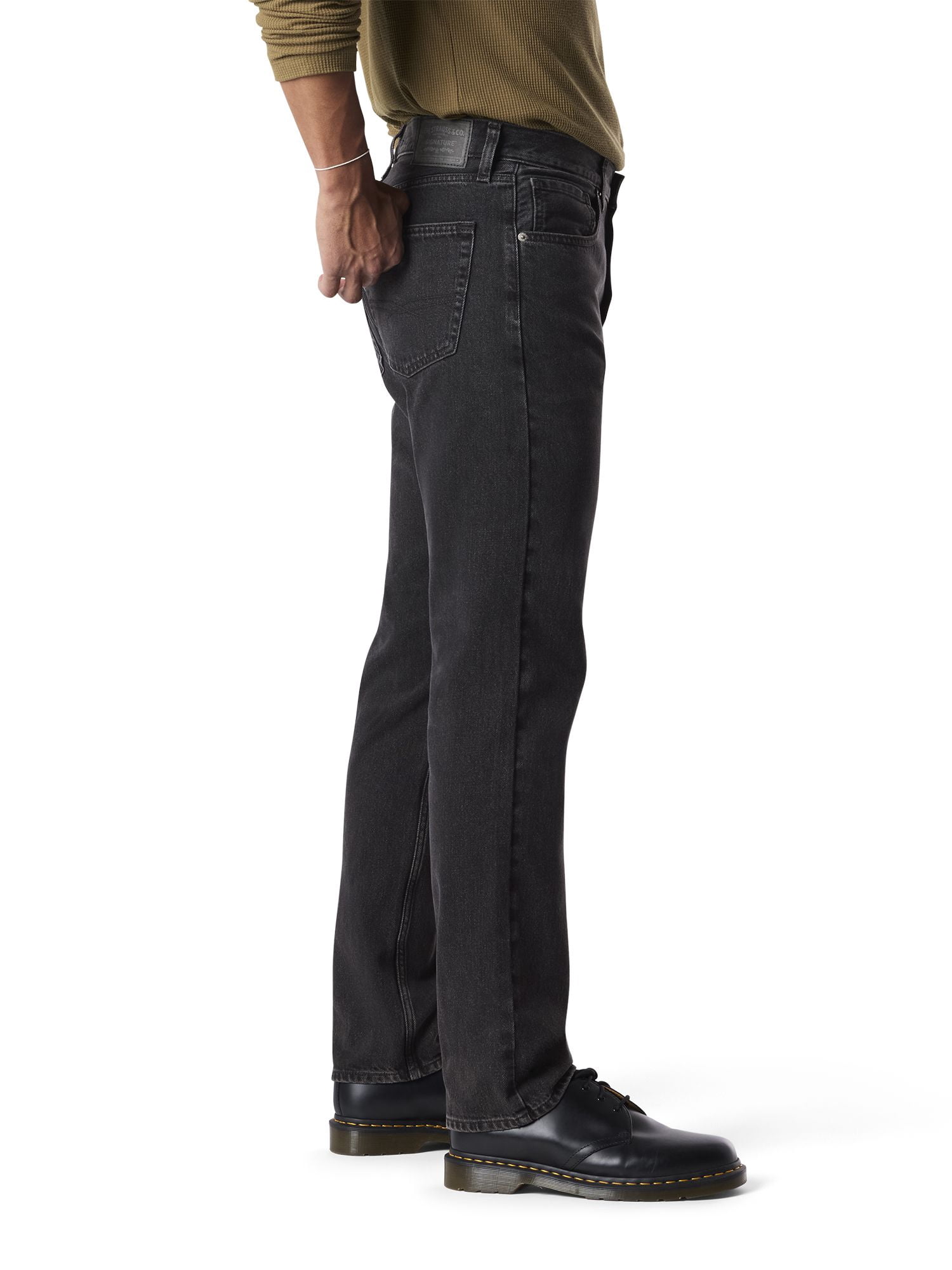 Levi Strauss Signature Men's and Big and Tall Original Straight Fit Jeans
