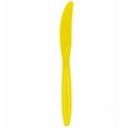 thumbnail image 2 of JAM Paper Plastic Knives, Yellow, 48 Disposable Knives/Pack, 2 of 4