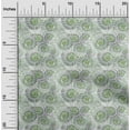 thumbnail image 2 of oneOone Cotton Jersey Light Green Fabric Ocean Craft Projects Decor Fabric Printed By The Yard 58 Inch Wide, 2 of 4