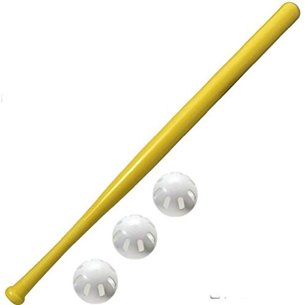 Wiffle 32' Bat and 3 Baseball Set Bundle