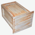 thumbnail image 4 of Handmade Wooden Urns for Human Ashes Adult Large - Wooden Box Funeral Cremation Urns for Ashes Engraving (10 x 6 x 5 Inches - 220 lb or 90 kg, Teak Orange), 4 of 4