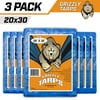 B-Air Grizzly Tarp, 8 x 8 Weave, Multi Purpose Waterproof Tarp, 20X30, Blue, Pack of 3