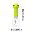 thumbnail image 3 of Rechargeable Pet Bath Foam Machine, Automatic Cat & Dog Shampoo Sprayer, Electric Foam Generator for Thick Coats, Cordless Bathing Tool, Transparent Reservoir, Green, 3 of 4
