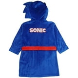 Sonic The Hedgehog Character Boys Blue Bathrobe Costume Plush Robe ...