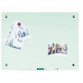 thumbnail image 3 of Bi-silque S.A BVCGL250107 48 x 96 in. Magnetic Glass Dry Erase Board, White, 3 of 11