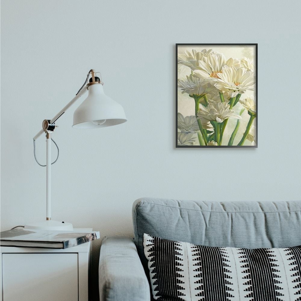 Stupell Industries Study of White Daisy Petals Spring Florals Designed by Ziwei Li