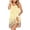 A-Yellow, variant on UVN Womens Nightgown Sleeveless Sleepwear Crewneck Wide Strap Pleated Nightshirt Casual Print Sleepdress