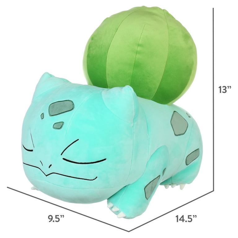 Peluche Pokémon Bulbasaur Addormentato 12,7 Cm, Super Morbido, Licenza Ufficiale Jazwares, Per Bambini Dai 2 Anni - 3