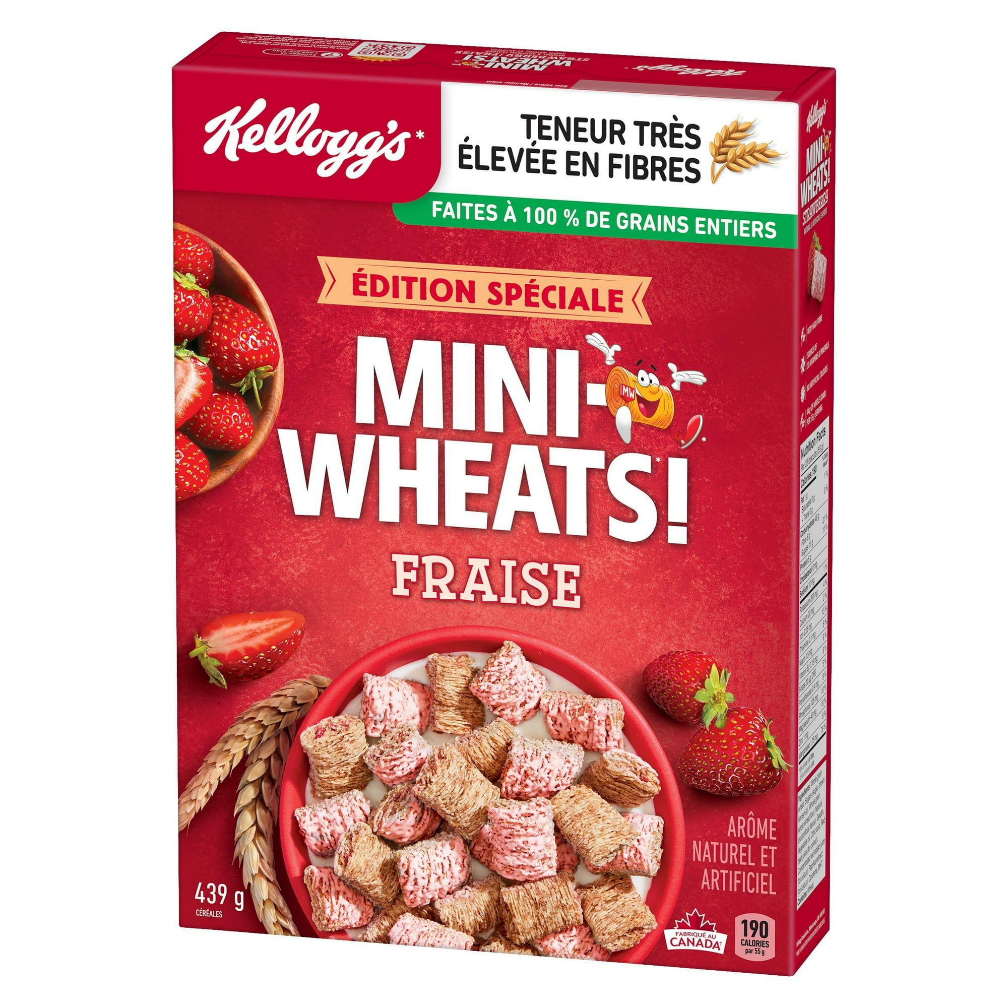 Mini-Wheats* Strawberry Flavour Cereal 439 g