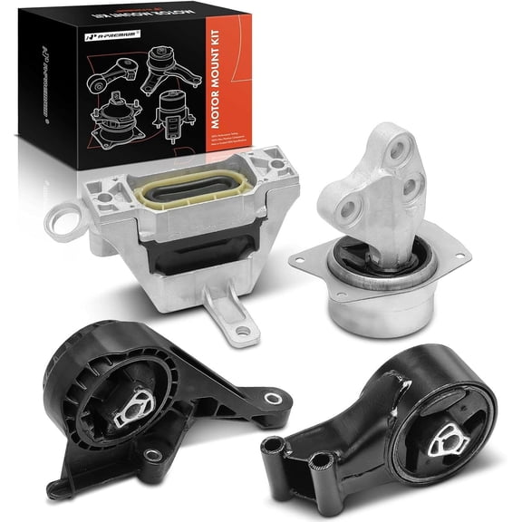 A-Premium 4PCS Engine Motor Mount and Transmission Mount Set Compatible with Buick Lacrosse 2011, Regal 2011 2012 2013, 2.0L 2.4L, Automatic Transmission