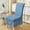 Blue, variant on sruoe Dining Chair Covers, Chair Slipcovers Seat Protector, Removable Washable Seat Cover, Stretch Soft Dining Chair Slipcover for Living Room, Kitchen