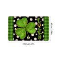 thumbnail image 5 of St Patricks Day Doormat Welcome Mat Green Shamrock Indoor Outdoor Porch Entrance Decor for Irish Festival Holiday(Green-A), 5 of 6