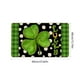 thumbnail image 3 of Felpudo para el Día de San Patricio | Alfombra de poliéster verde con trébol de 40 x 60 cm y base antideslizante | Felpudo de bienvenida antimanchas para entrada, pasillo, decoración interior, 3 of 5