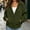 Army Green, variant on Women's Hoodies Pullover Sevevn Fashion Loose Long Sleeve Pullover Hoodie Sweatshirt Fleece Jacket Coat Essentials Hoodie