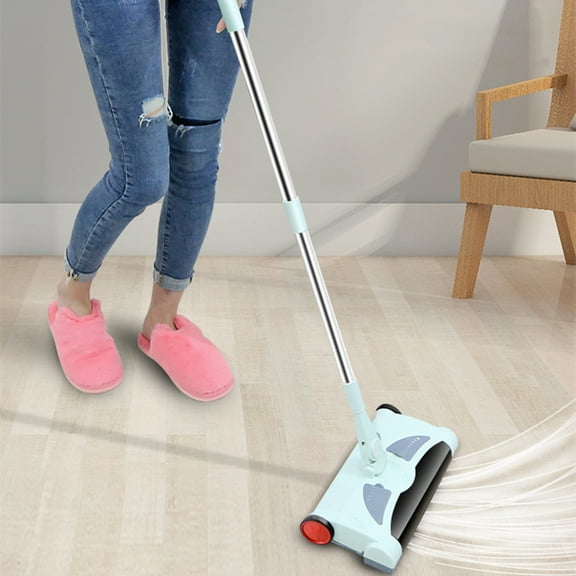 Vacuum Cleaner Electric Floor Sweeper Cleaner Vacuum Rechargeable Wireless Hand Push Vacuum Cleaner Household Electric Mop Robot Christmas Gifts on Clearance