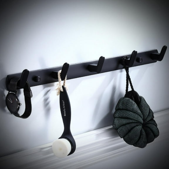 LYUMO Stainless Steel Wall 4-Hook Hanger Coat Bag Towel Rack Organizer for Bathroom Kitchen Bedroom, Coat Hook,Hook