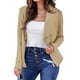 thumbnail image 2 of Gibobby Blazer mujer casual Blazer de manga larga para mujer con un botón color sólido para negocios delgado y de gran tamaño(Caqui,XG), 2 of 5