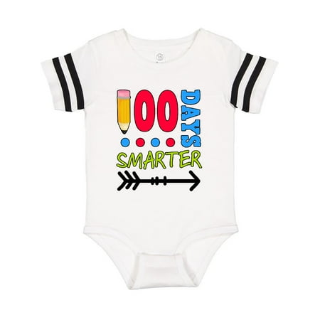 

Inktastic 100 Days Smarter with Arrow Gift Baby Boy Bodysuit