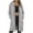Light Gray, variant on Long Fleece Hoodies for Women Long Sleeve Oversized Sweatshirts Casual Lightweight Fleece Jackets With Pockets Womens Zip Up Hoodies (Navy,S)
