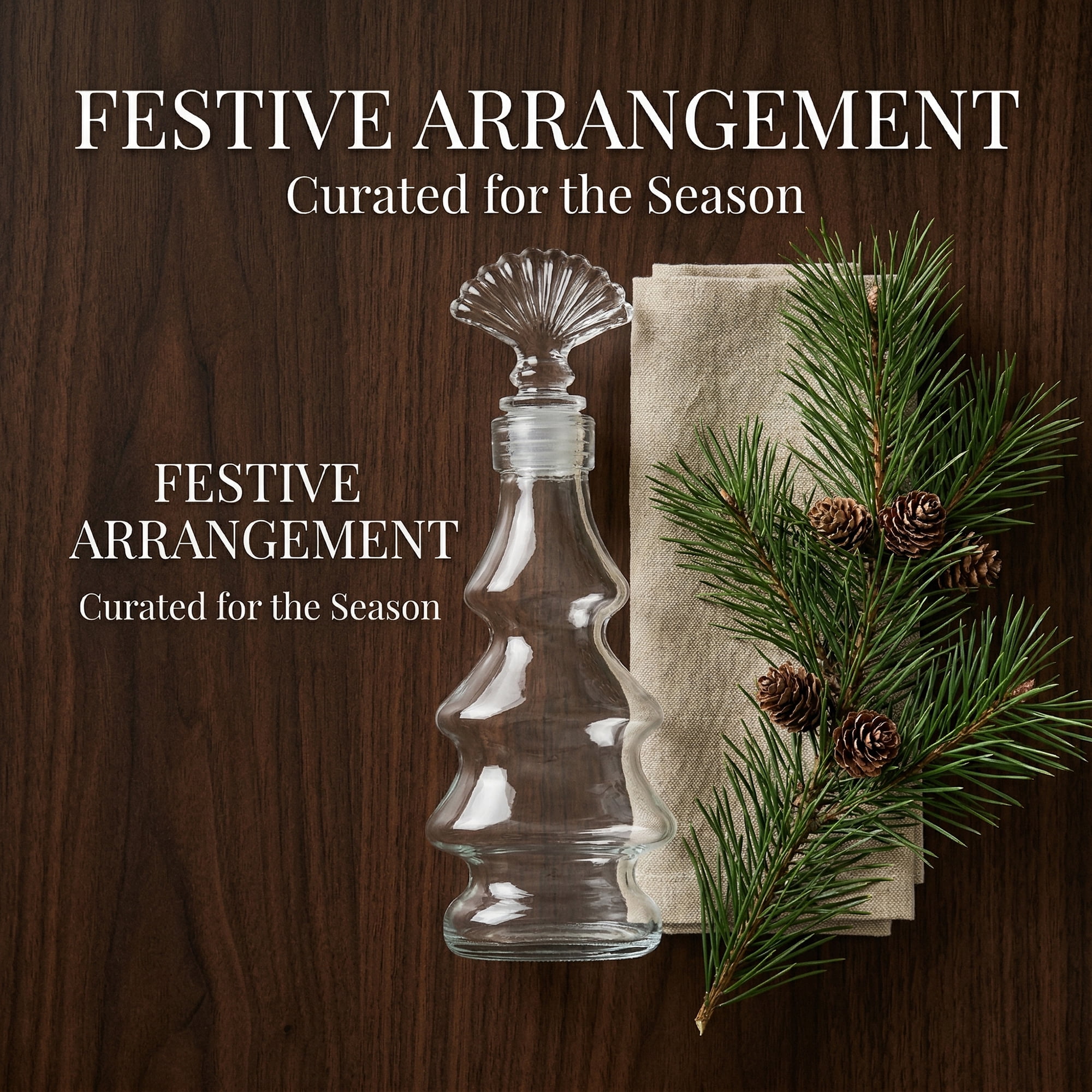 Unique Bargains 2pcs Decorative Simple Glass Jars with Cork Stoppers Shell Pine Tree 2.8"x2.8"x7.4"