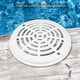 thumbnail image 3 of 2 cubiertas de drenaje de piscina, placas de cubierta de succión de drenaje principal ABS antivórtice para piscinas enterradas, filtración anticorrosión, SP-1030 con tornillos, 3 of 5