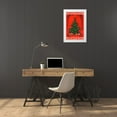thumbnail image 3 of Biscardi, Nicholas 22x32 White Modern Wood Framed Museum Art Print Titled - Xmas Tree, 3 of 4