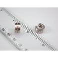 thumbnail image 4 of 14K White Gold Plated 1.50Ct Round Cut Lab Created Diamond Huggie Hoop Women's Engagement Earrings 925 Silver, 4 of 5