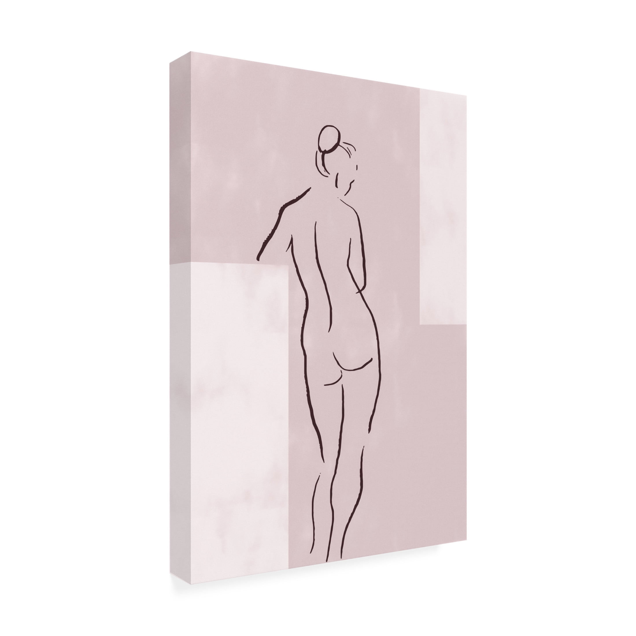 Trademark Fine Art Pictufy Studio II Woman Line Canvas Wall Art