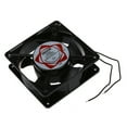 thumbnail image 3 of 3X AC 220-240V 0.14A 120mmx120mm Metal Computer CPU Fan Black, 3 of 4